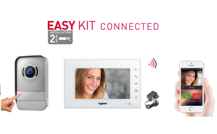 Videocitófono inteligente conectado Easykit de Legrand